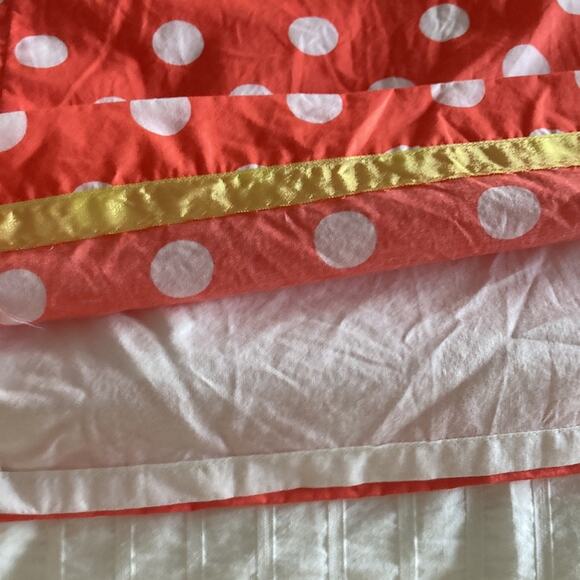 Boden Peachy Orange Pokadot Midi Dress, Size 2 - Picture 9 of 10